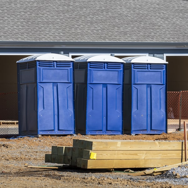 what is the maximum capacity for a single porta potty in Henderson Georgia